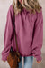 Valériane loose fit hoodie with drawstring and kangaroo pocket in solid color