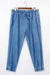 Pantalon de jogging en jean bleu grande taille *