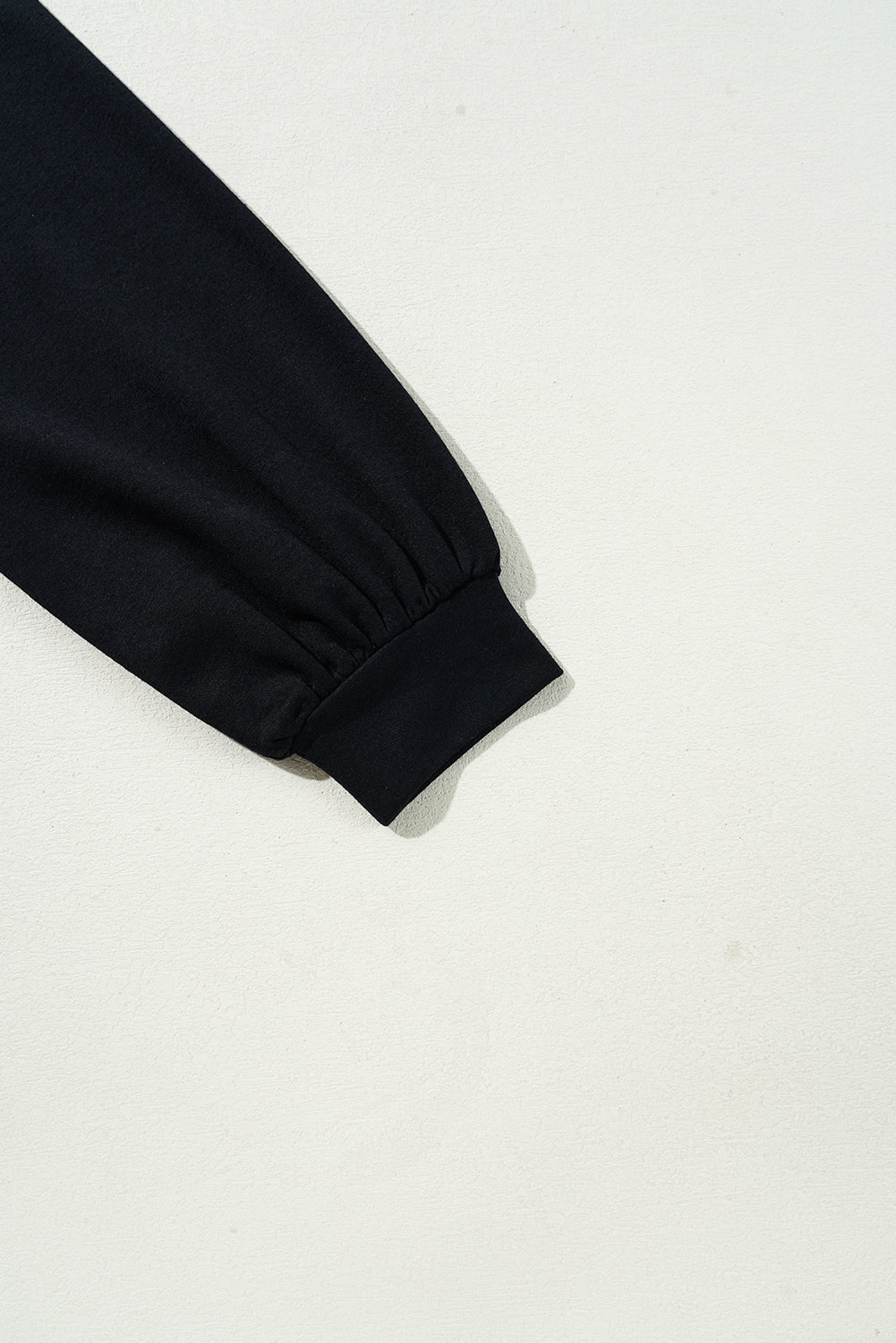 Sudadera de mini tose de tamaño alto a cuadros y mosaico negro *