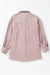 Light Pink Corduroy Buttoned Jacket with Flap Pocket