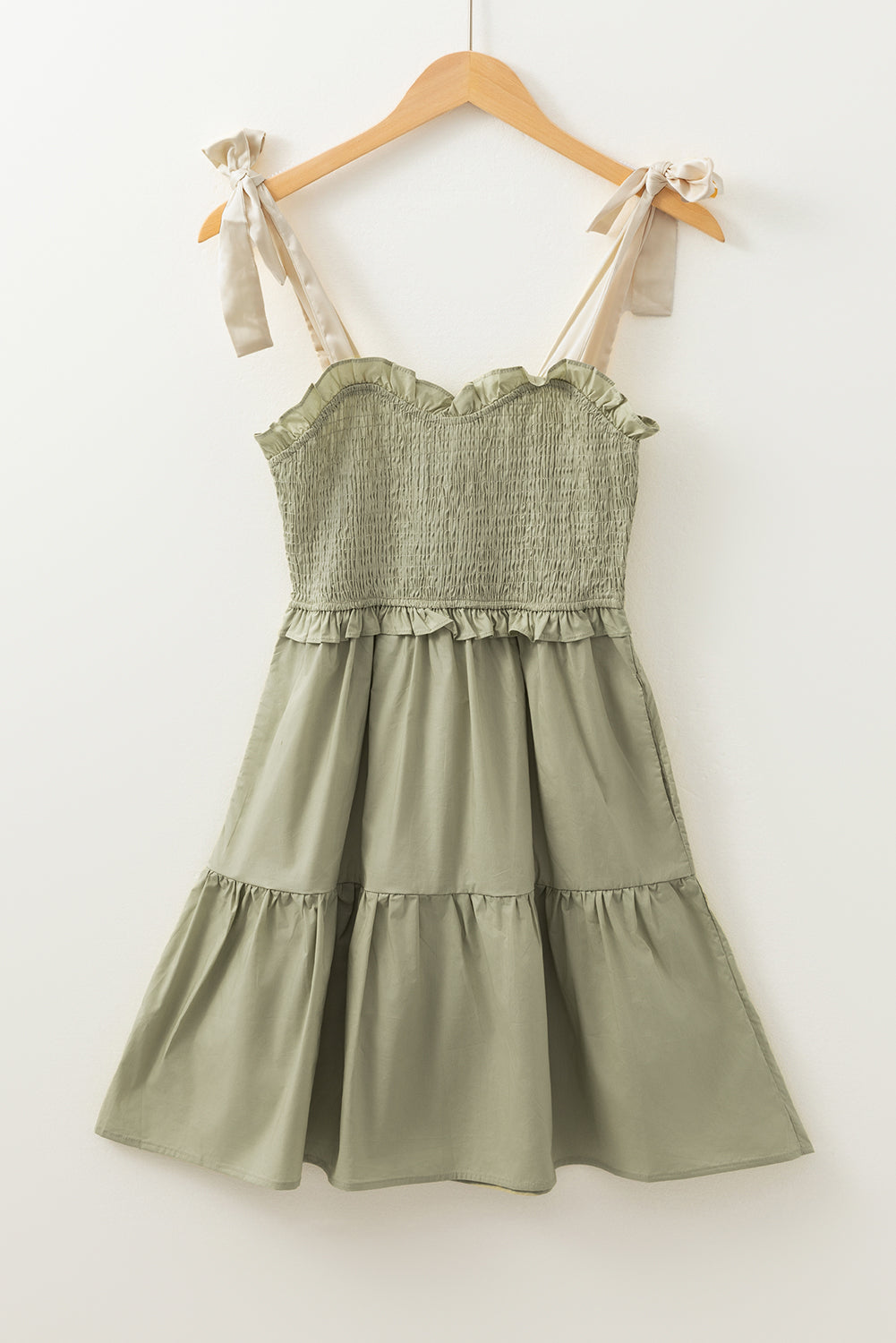 Laurel Green - Mini -Robe con volantes *