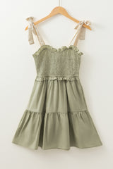 Laurel Green - Mini -Robe con volantes *