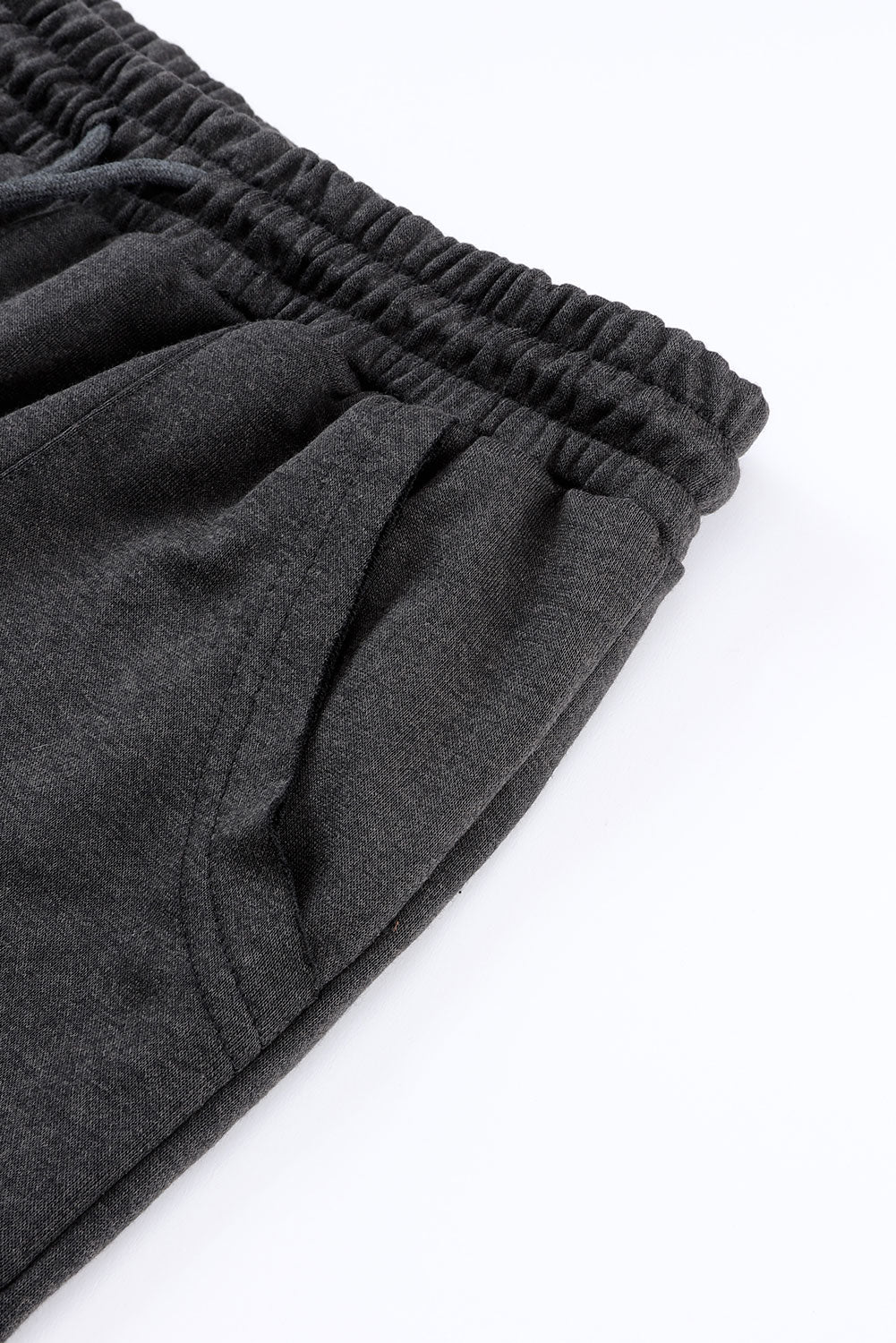 Pantalon de la jambe rétro large lavé minéral gris