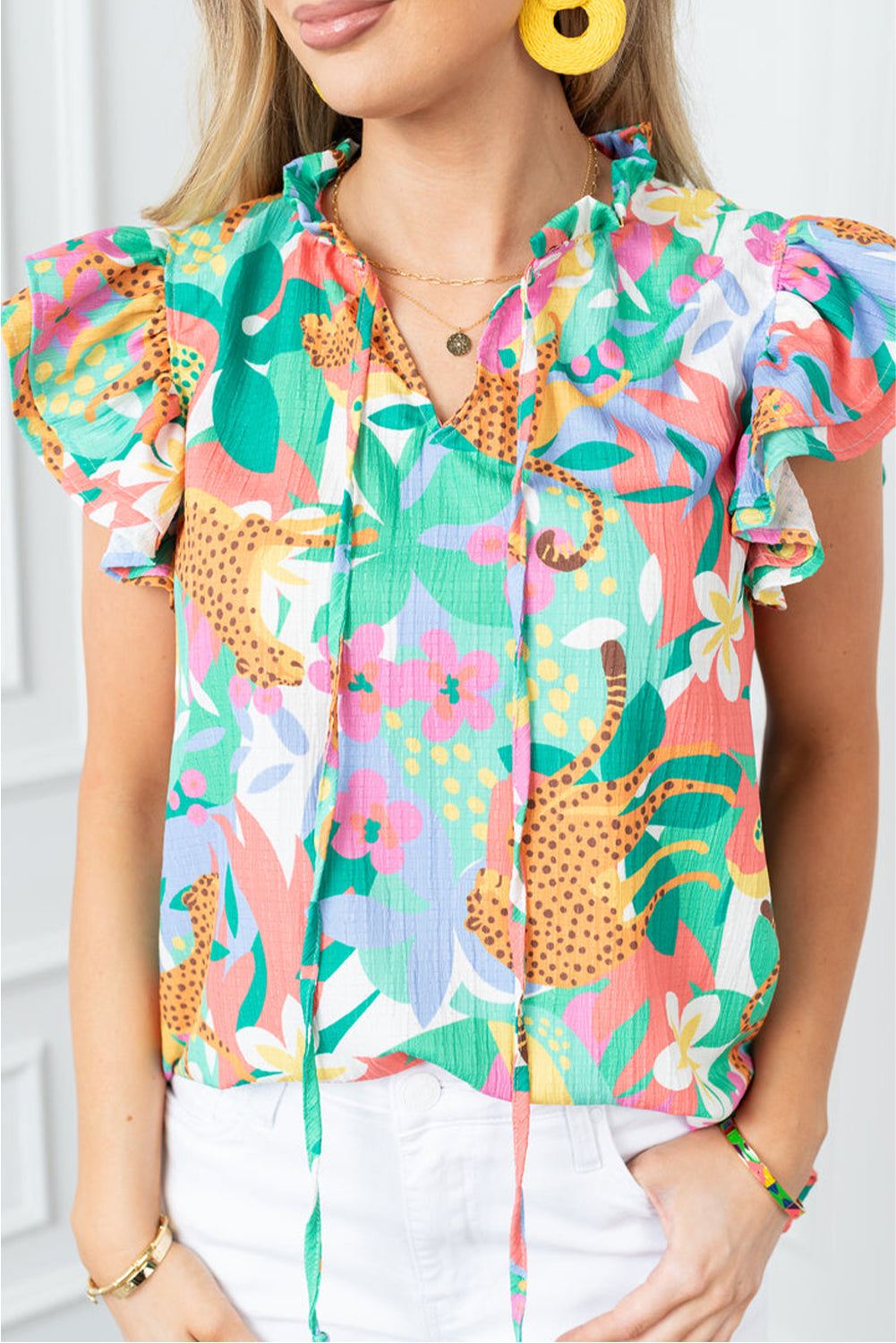 Summer floral blouse *