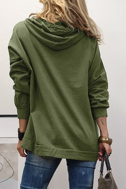 Oversize hooded sweatshirt