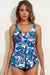 Haut tankini rembourré à imprimé floral *