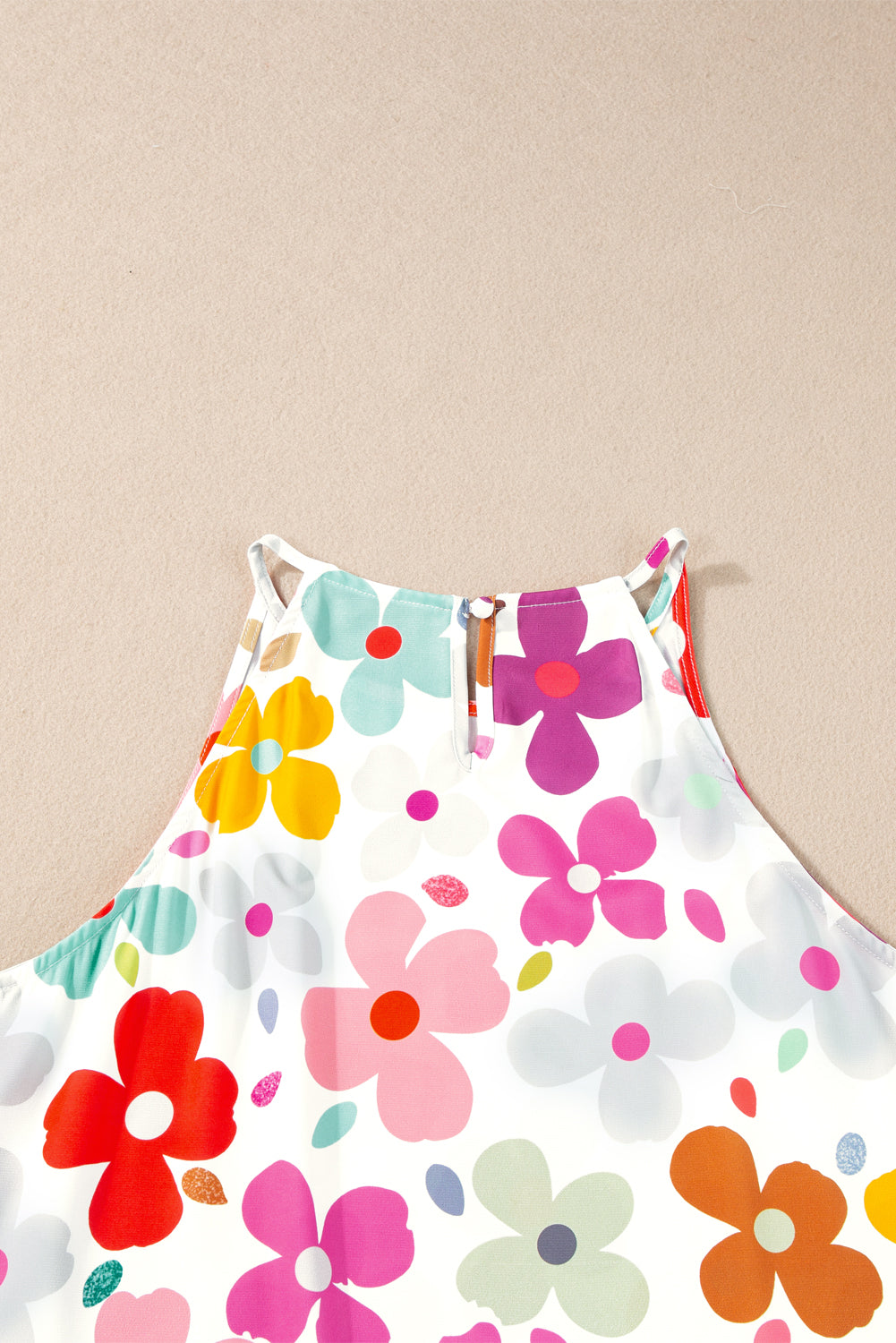 Débardeur blanc à imprimé floral *-A WOMAN WE LOVE