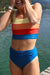 Maillot de Bain Colorblock Chic *