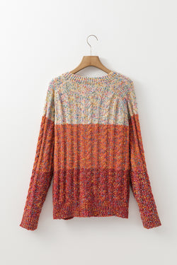 Tricotted sweater wool wool colorful multicolored confetti