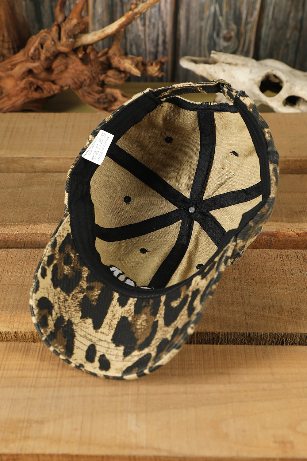 Casquette de baseball léopard brodée Leopard MAMA