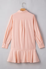 United Rotattu buttoned collar dress *