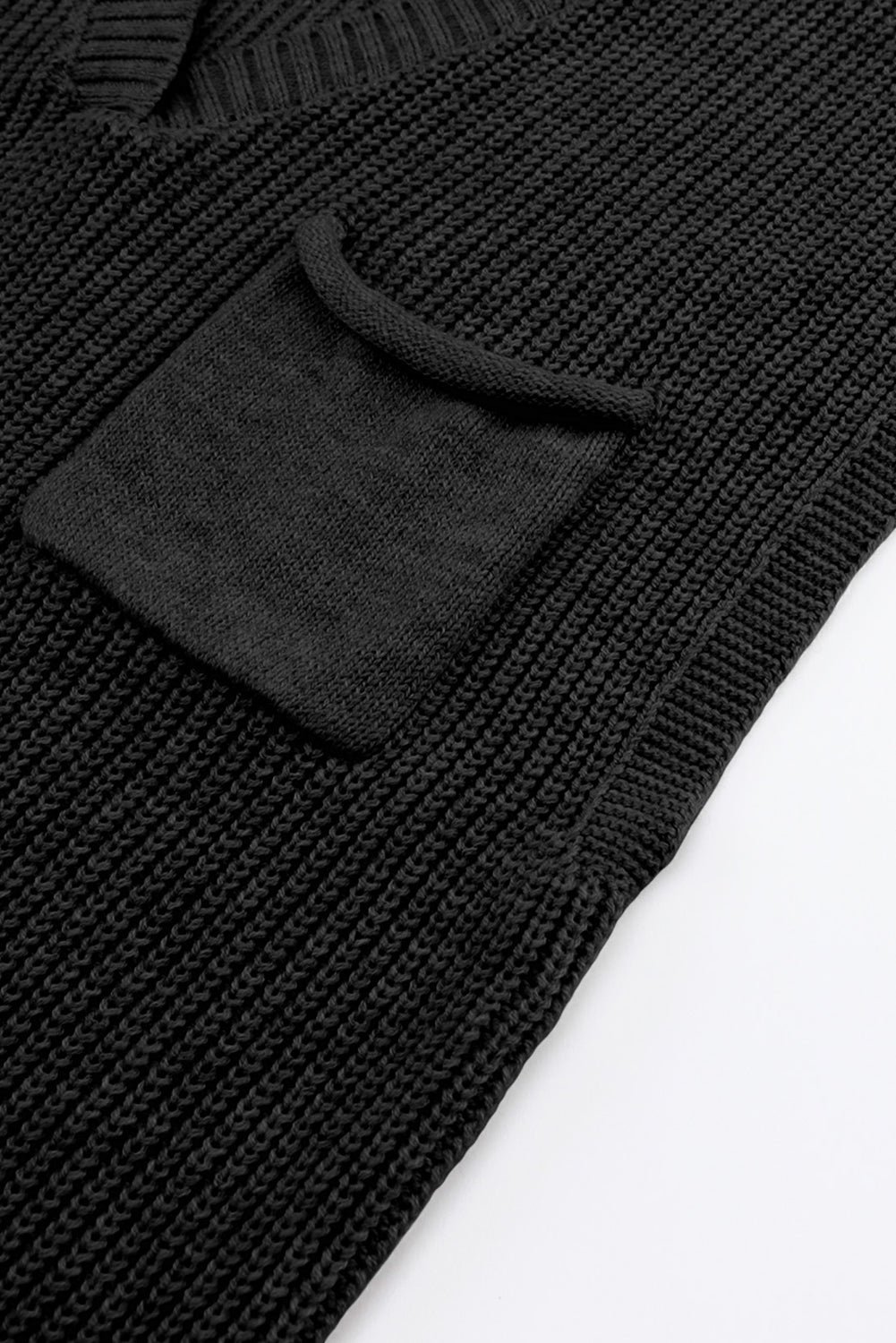 Ensemble pull noir tricoté à col en V et pantalon décontracté-A WOMAN WE LOVE