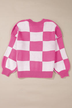 Pilgrimous pilot sweater with pink stripes