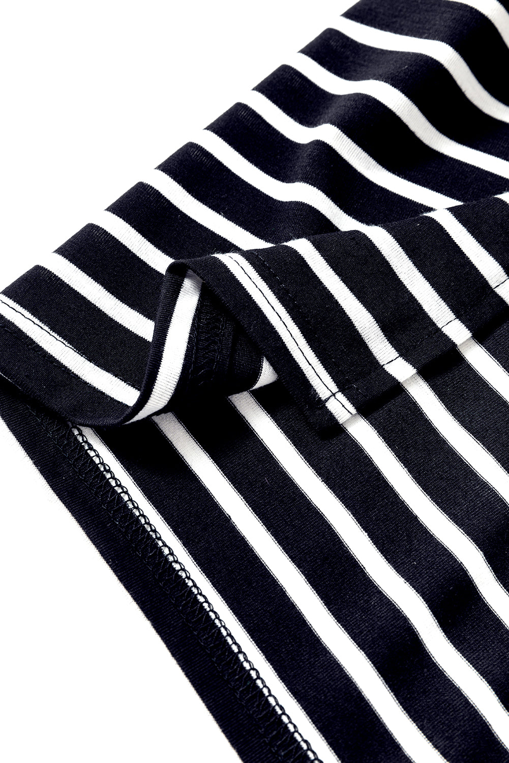 Stripe Black Stripe Spalla spalla a fessura di abbigliamento a matita