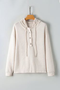 Sudadera con capucha henley