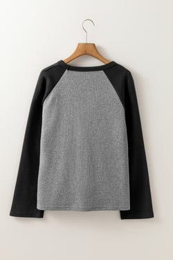 Haut graphic raglan with high spray star patch