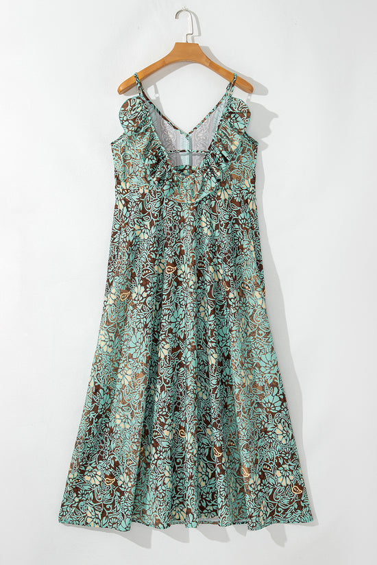 Elegant dress with floral print *