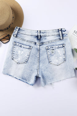 Jeans Whiteen Efecto tibio del cielo azul Efecto