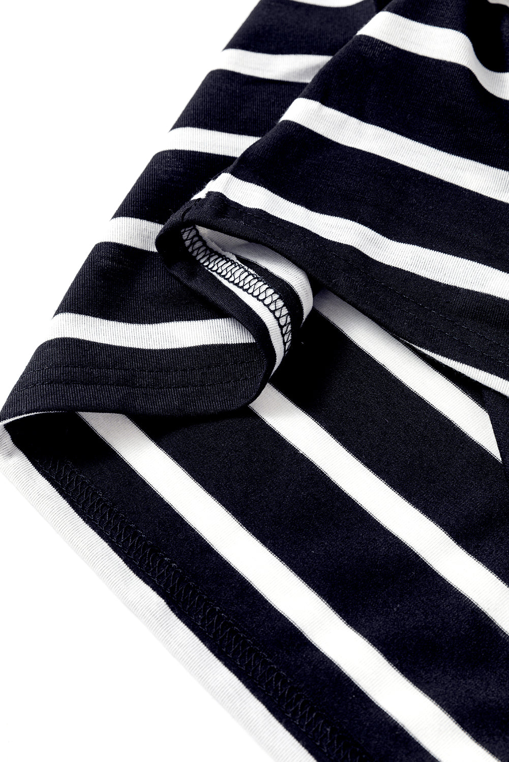 Stripe Black Stripe Spalla spalla a fessura di abbigliamento a matita