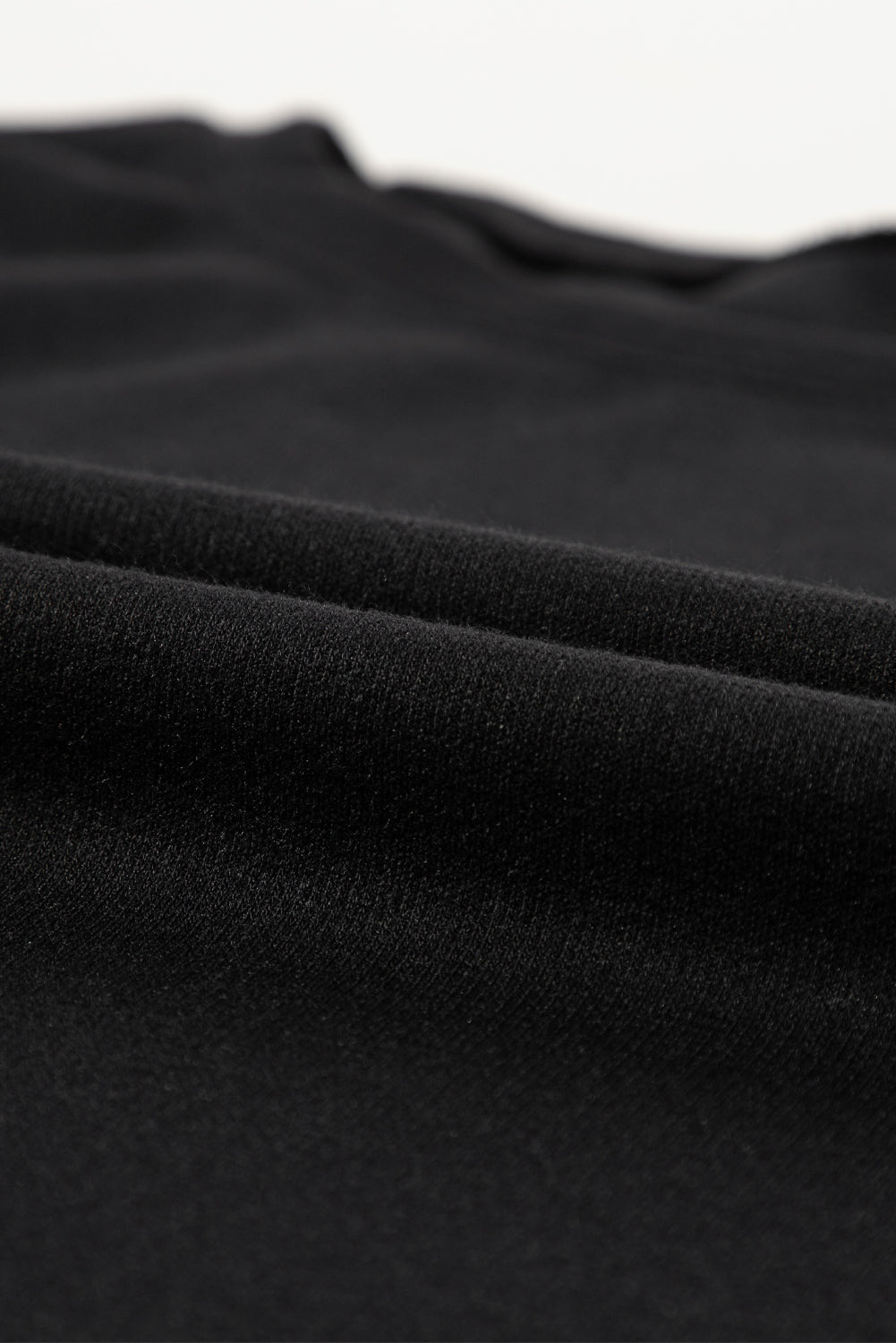 Round neck t-shirt 3/4 Black Pearl Decor