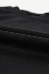 Round neck t-shirt 3/4 Black Pearl Decor