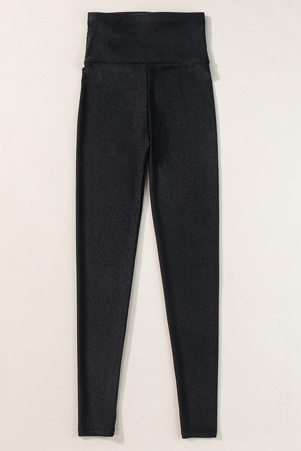 Schwarzer Hochhaus enger Leggings mit Taillenkincher