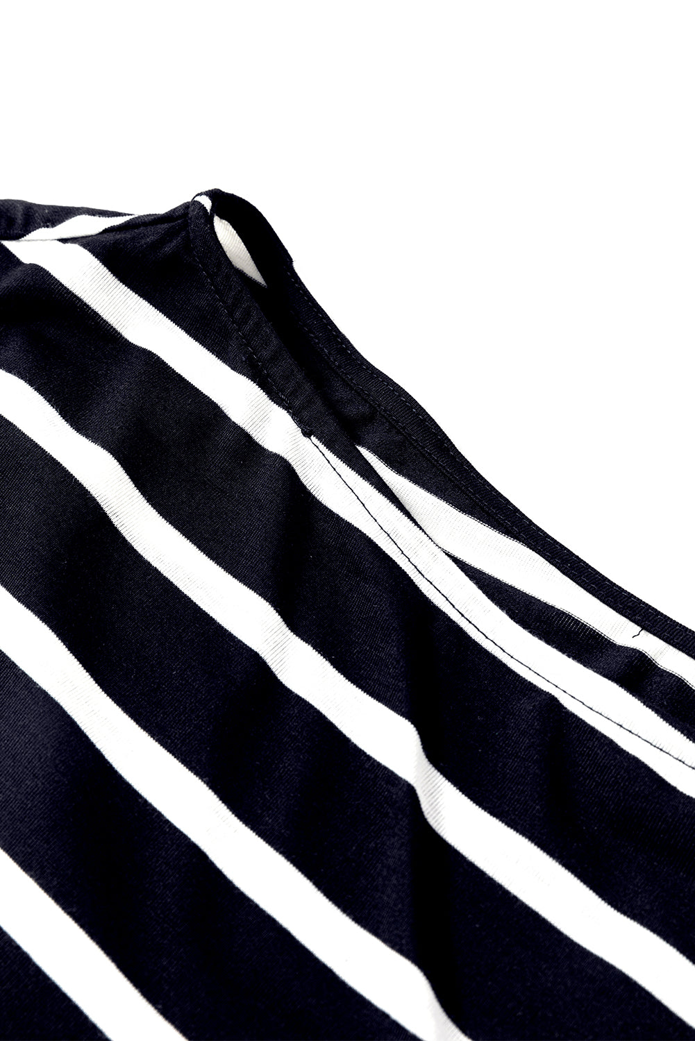 Stripe Black Stripe Spalla spalla a fessura di abbigliamento a matita