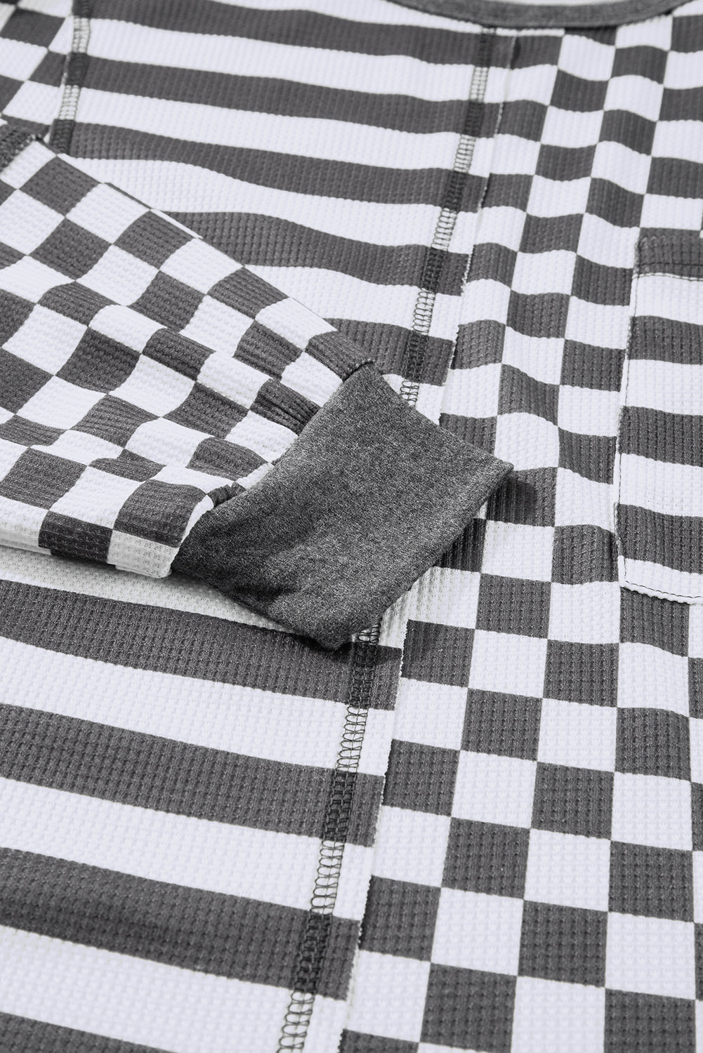 Chemisier gris foncé à poches et manches lanternes *-A WOMAN WE LOVE