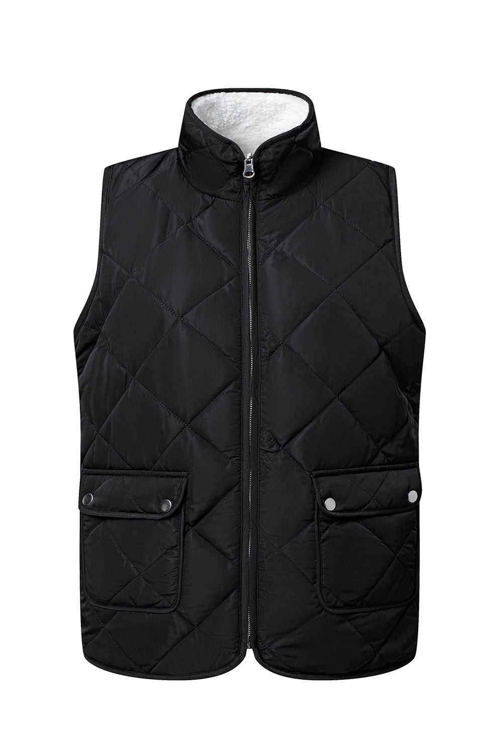 Black Fleece doublé de gilet à zippeau matelassé