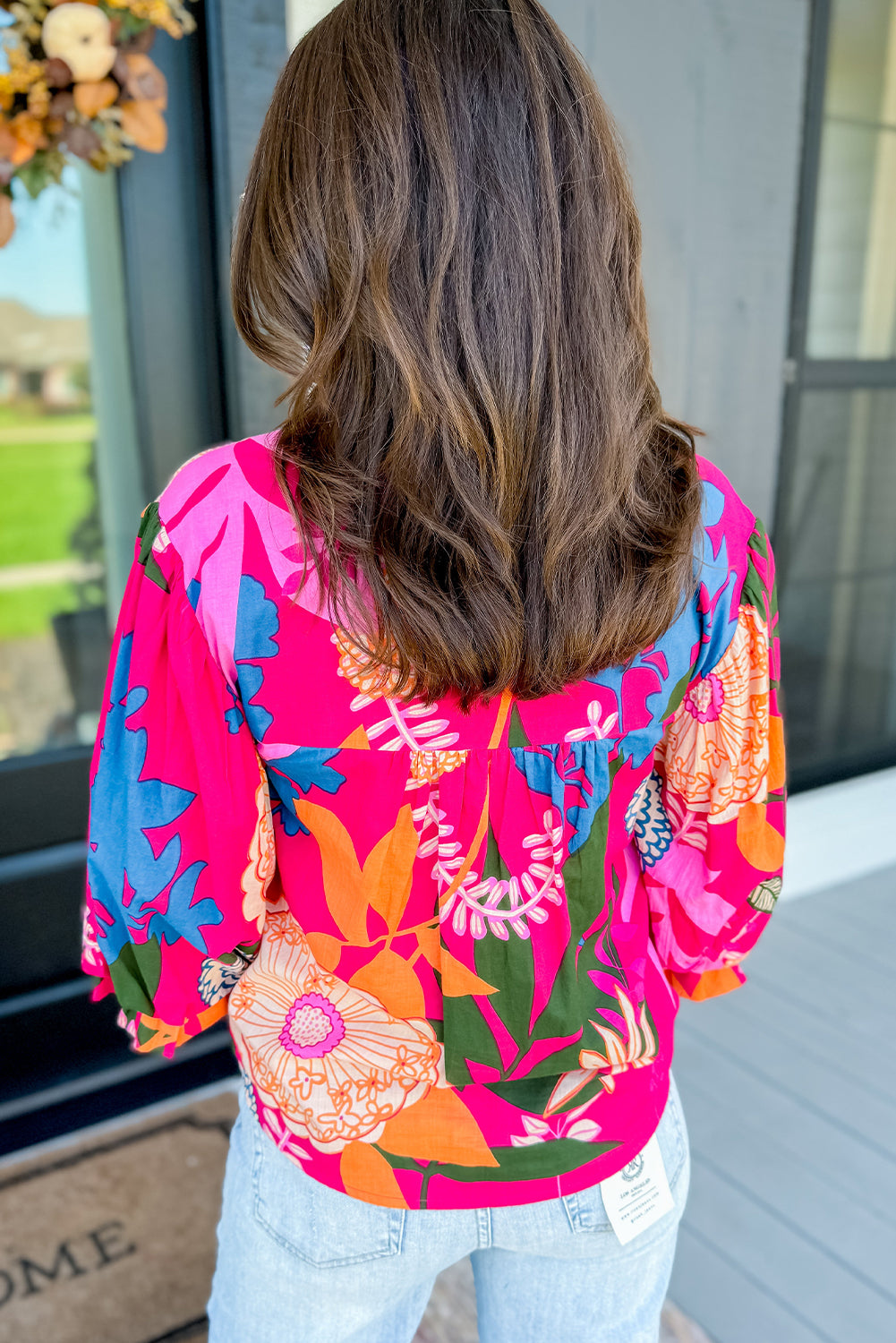 Chemisier à volants et manches bouffantes *-A WOMAN WE LOVE
