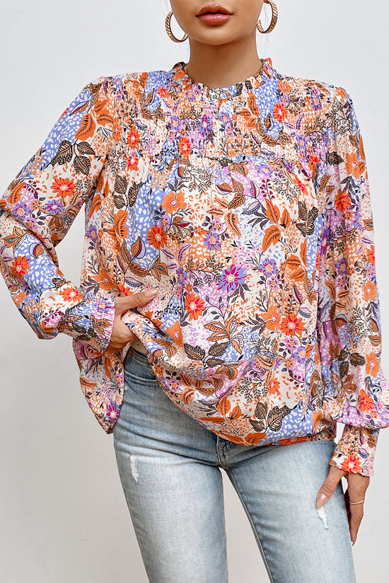 Multicolored flowery blouse *