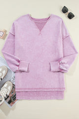 Drooping shoulder sweatshirt