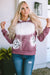 Tie Dye Leopard Print Hoodie with Kangaroo Pocket