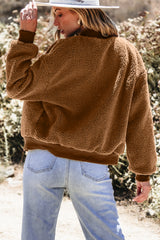 Blouson aviateur côtelé à col de baseball Redwood Burl Sherpa-A WOMAN WE LOVE