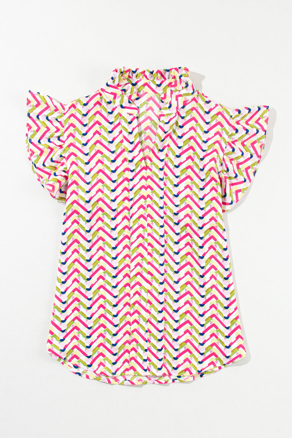 Blouse multicolore  à volants-A WOMAN WE LOVE