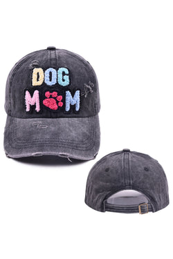 Casquette de baseball noire DOG MAMA