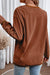 Brown corduroy oversized sweatshirt