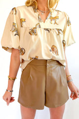Blouse à manches bouffantes A WOMAN WE LOVE