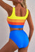 Maillot de Bain Colorblock Chic *