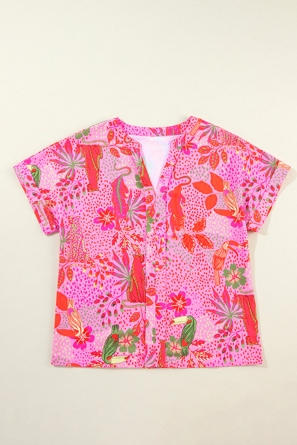 Blouse à col en V cranté à-A WOMAN WE LOVE