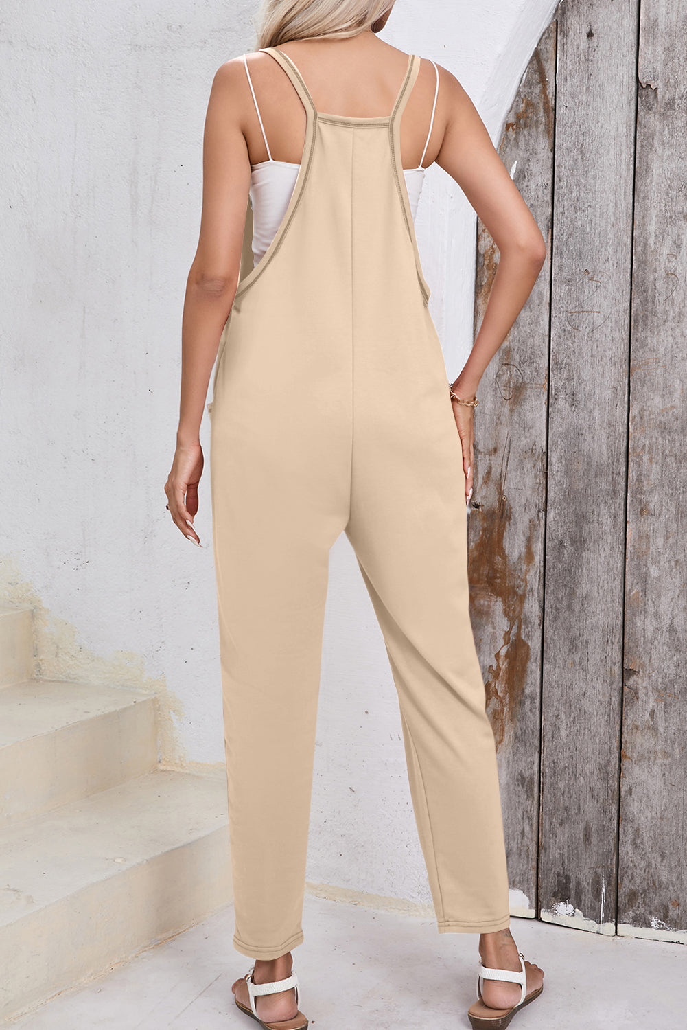 Combinaison sarouel sans manches à poches *-A WOMAN WE LOVE