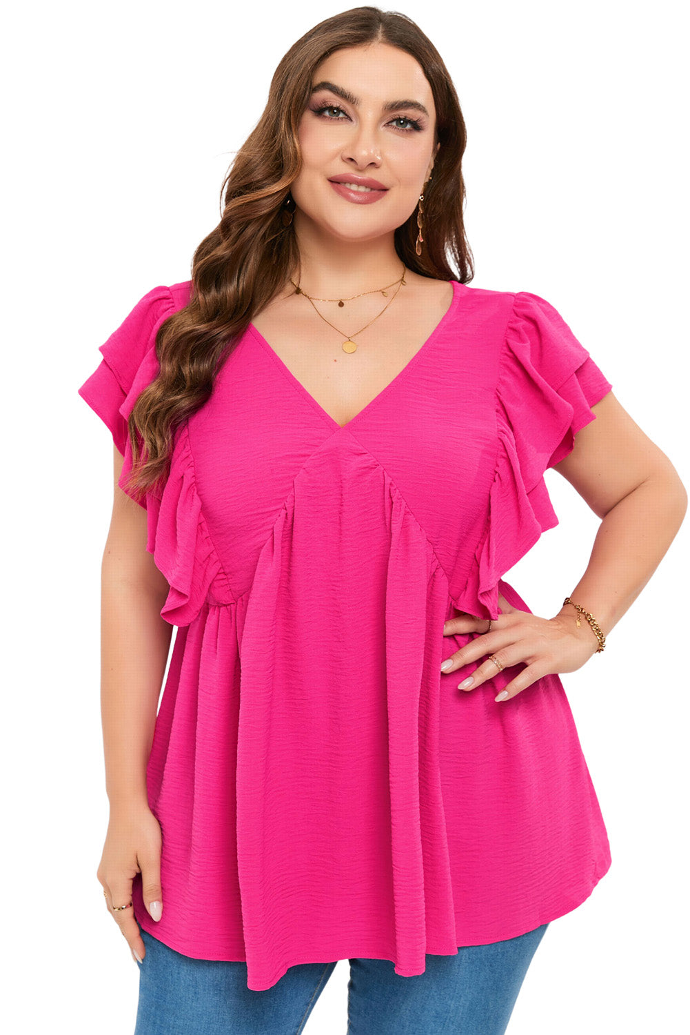 Tunica taccucia da taccucia rafoletta plus size