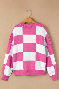 Pilgrimous pilot sweater with pink stripes