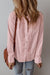 Camisa de aleta de color rosa claro