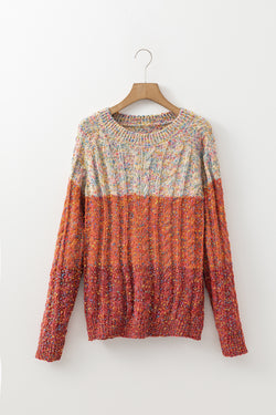 Tricotted sweater wool wool colorful multicolored confetti