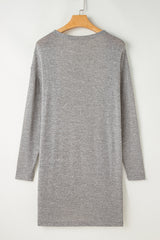 Cardigan léger ouvert sur le devant de couleur unie à taille haute-A WOMAN WE LOVE