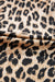 Elegante alto con estampado de leopardo *