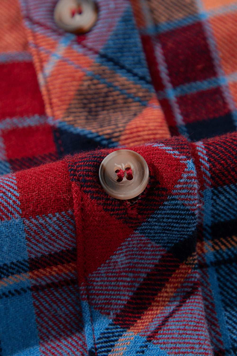 Chemise vintage ample à carreaux rouges *-A WOMAN WE LOVE