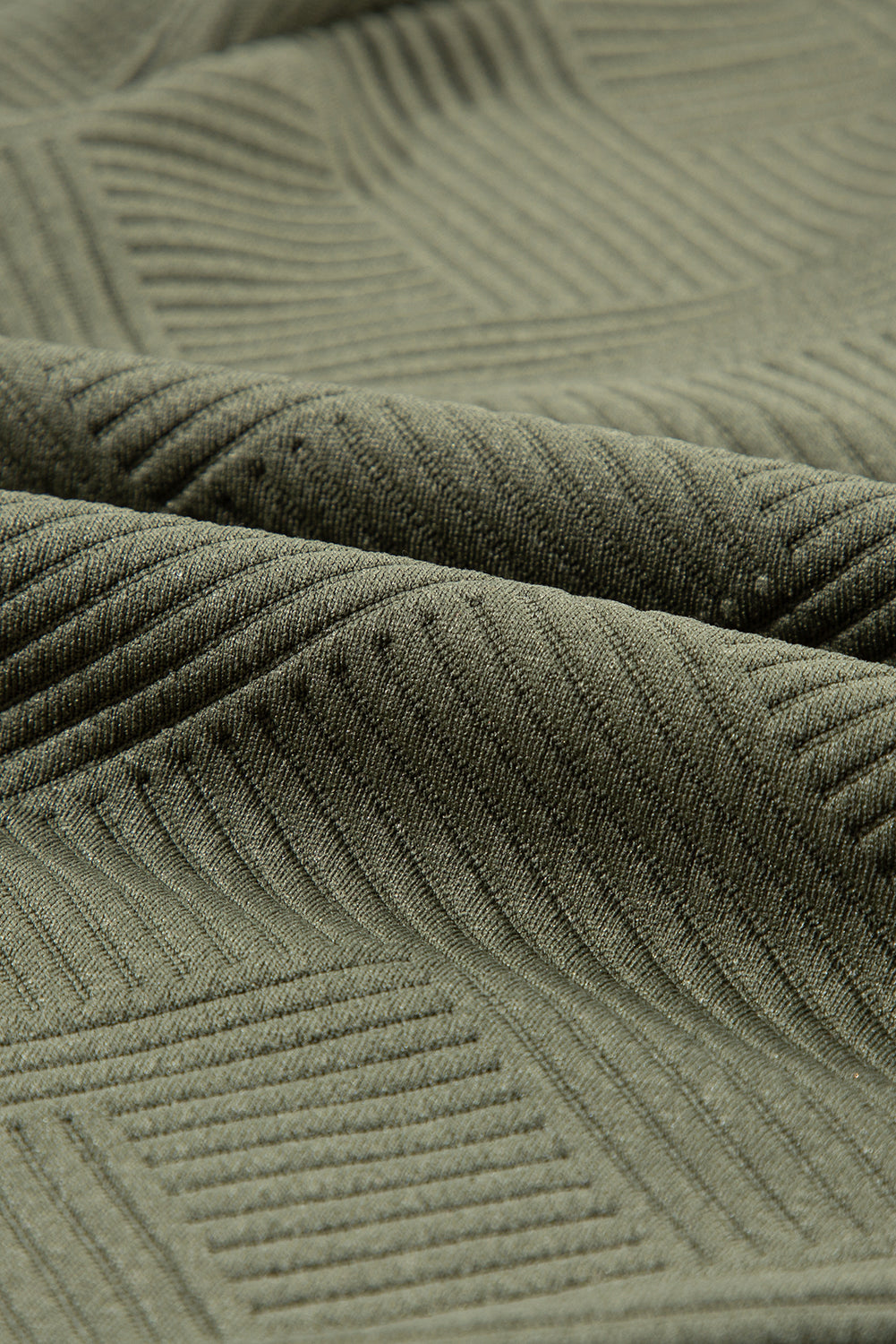 Sudadera de tejer verde de laurel verde verde con bolsillo canguro