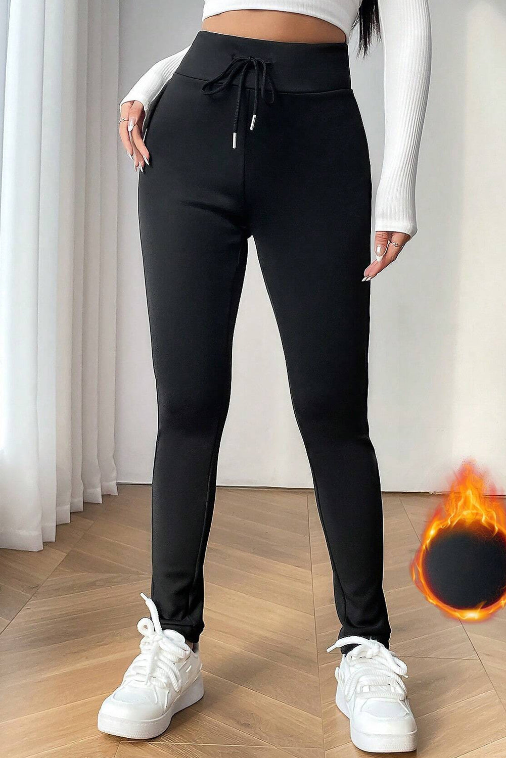 Leggings thermiques thermiques solides